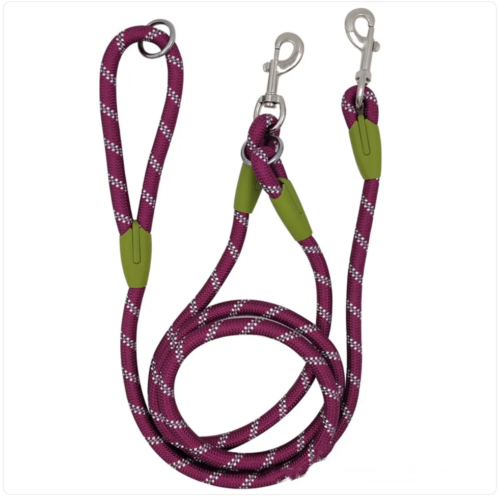 Durable Nylon Round Dog Leash – Creative Design